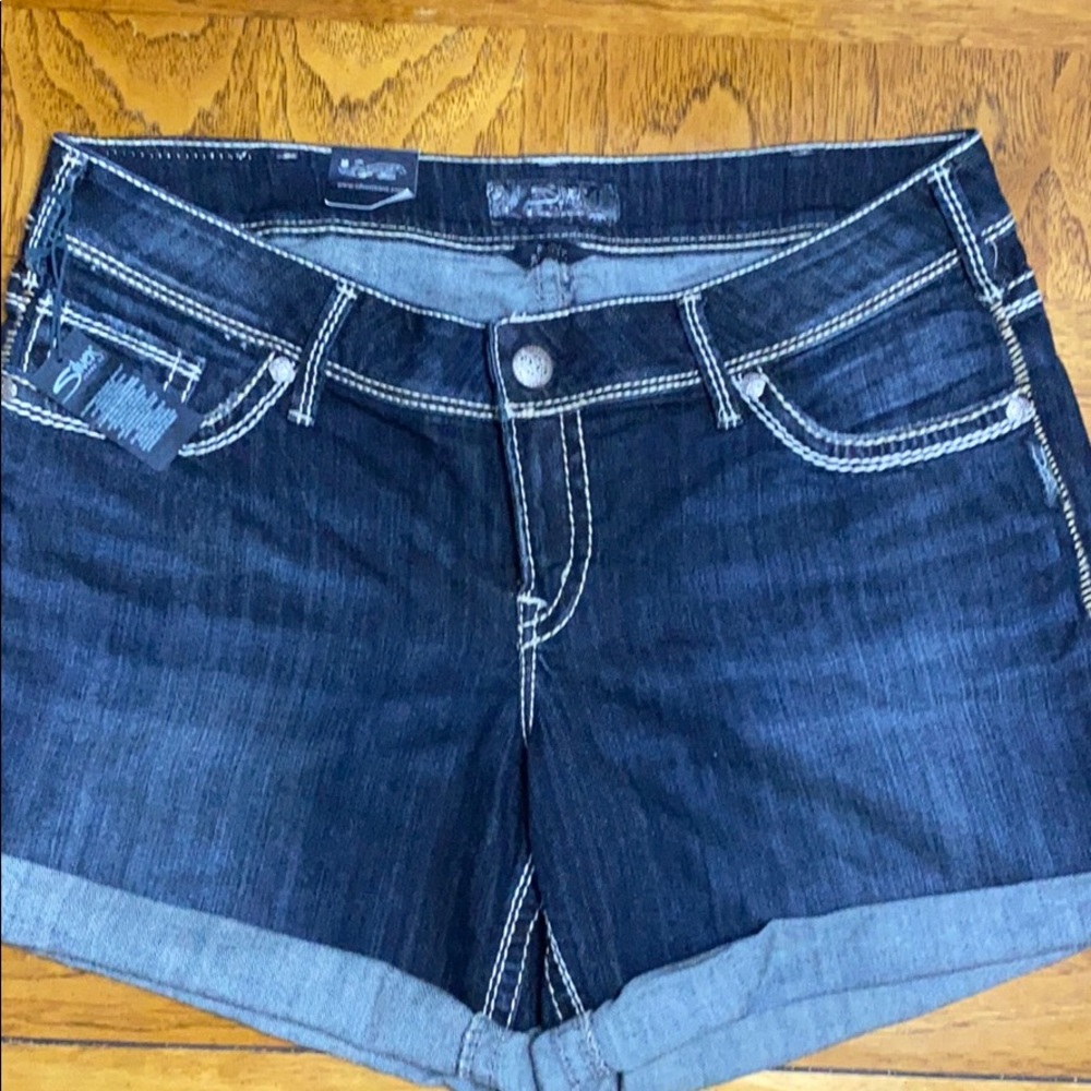 Silver shorts